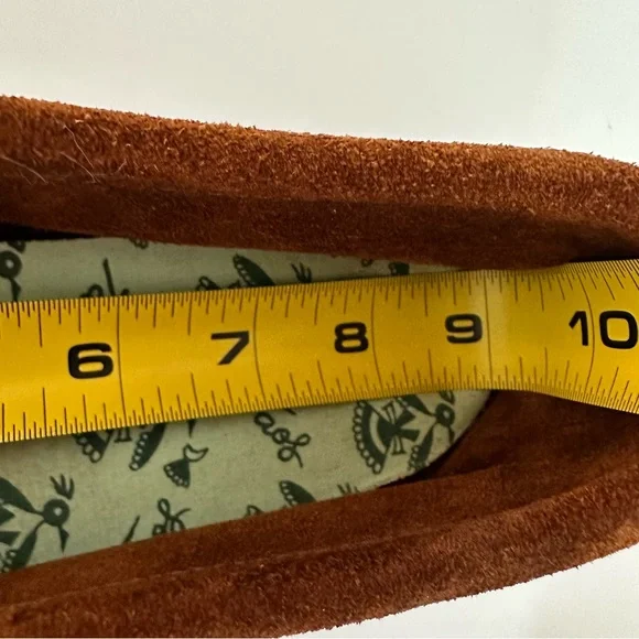 Taos Phoenix moccasins brown suede beaded - Picture 7 of 8